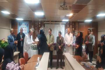 مراسم میلاد با سعادت حضرت فاطمه زهرا (س) و تقدیر از پرستاران نمونه بیمارستان توانبخشی رفیده